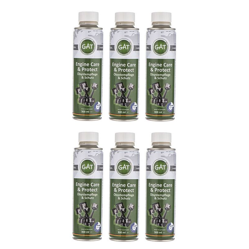 مکمل روغن موتور خودرو گات مدل engine care and protect 62001 حجم 300 میلی لیتر  بسته 6 عددی